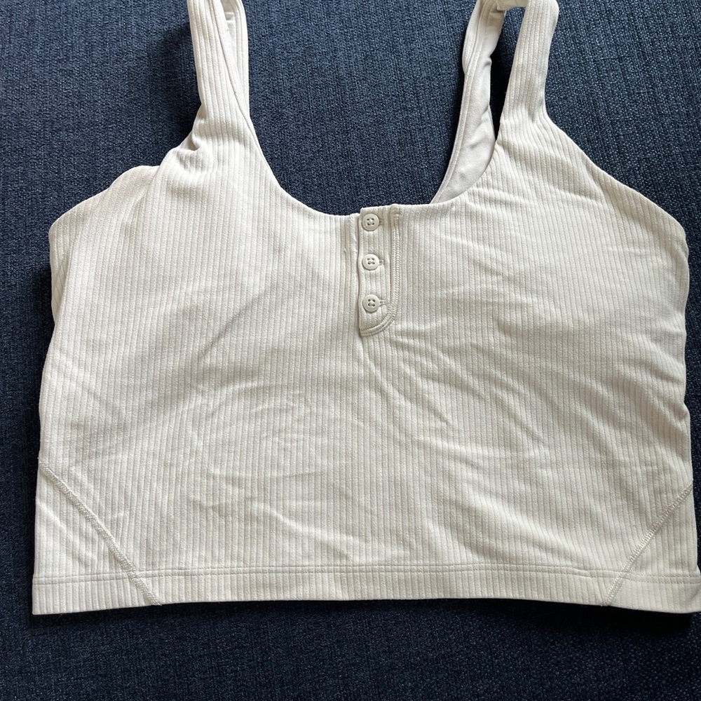 Lululemon Ribbed Henley Align Tank Top